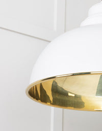 Smooth Brass Harborne Pendant