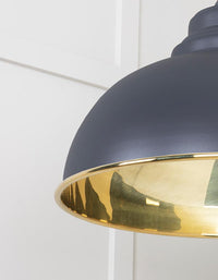 Smooth Brass Harborne Pendant