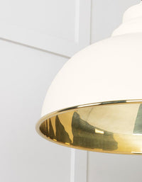 Smooth Brass Harborne Pendant