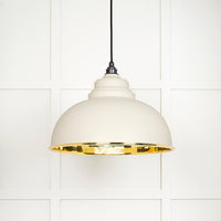 Smooth Brass Harborne Pendant