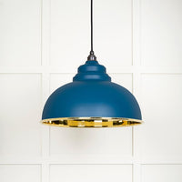 Smooth Brass Harborne Pendant