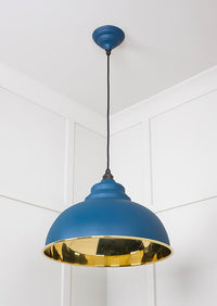 Smooth Brass Harborne Pendant