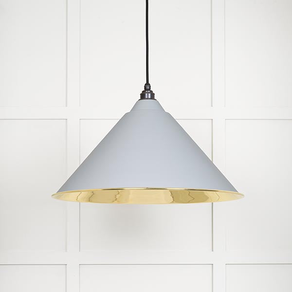 Smooth Brass Hockley Pendant