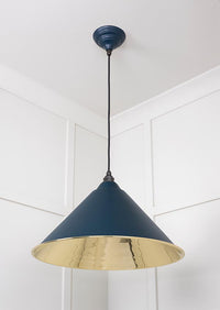 Smooth Brass Hockley Pendant