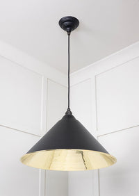 Smooth Brass Hockley Pendant