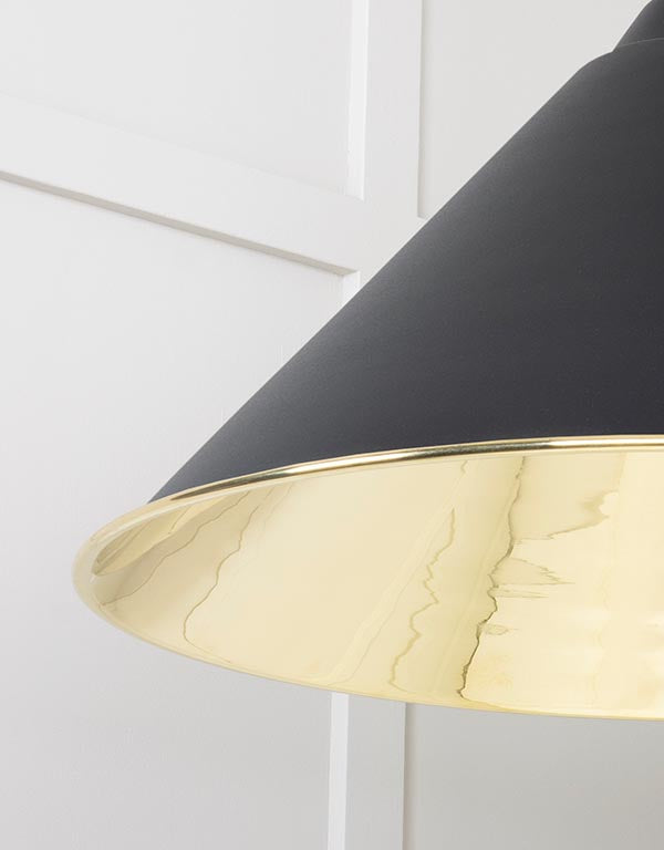 Smooth Brass Hockley Pendant