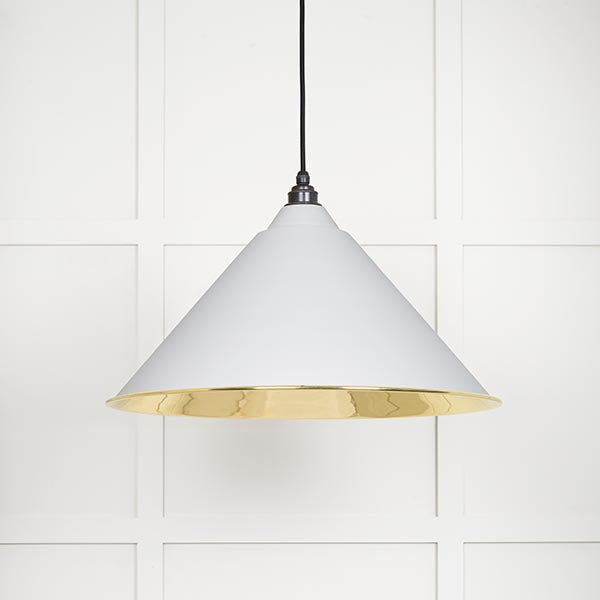 Smooth Brass Hockley Pendant