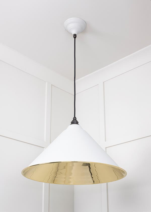 Smooth Brass Hockley Pendant