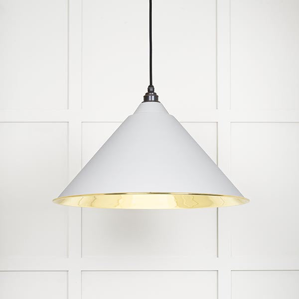 Smooth Brass Hockley Pendant