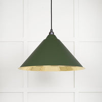 Smooth Brass Hockley Pendant