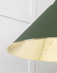 Smooth Brass Hockley Pendant