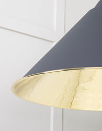 Smooth Brass Hockley Pendant