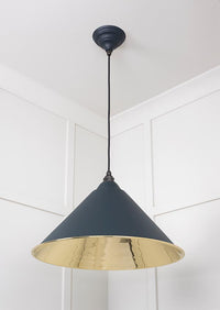 Smooth Brass Hockley Pendant