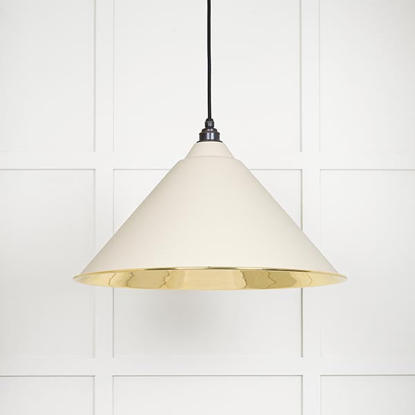 Smooth Brass Hockley Pendant