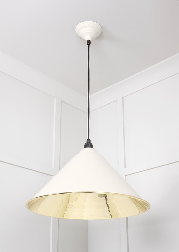 Smooth Brass Hockley Pendant