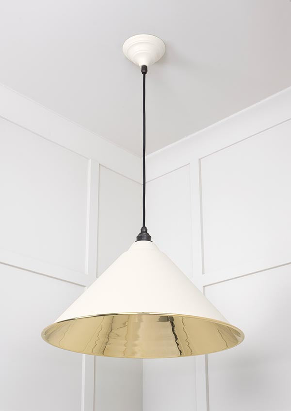 Smooth Brass Hockley Pendant