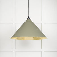 Smooth Brass Hockley Pendant