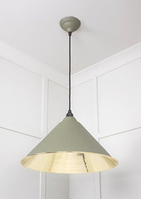 Smooth Brass Hockley Pendant