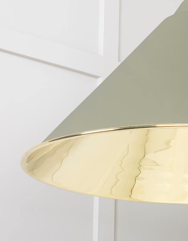 Smooth Brass Hockley Pendant