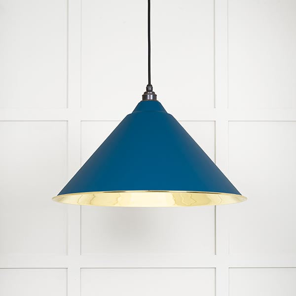 Smooth Brass Hockley Pendant