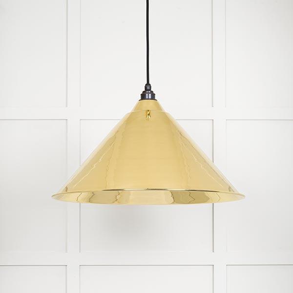 Smooth Brass Hockley Pendant