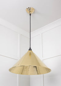 Smooth Brass Hockley Pendant