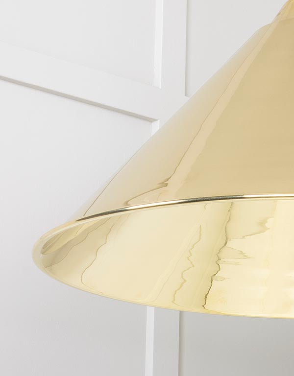 Smooth Brass Hockley Pendant