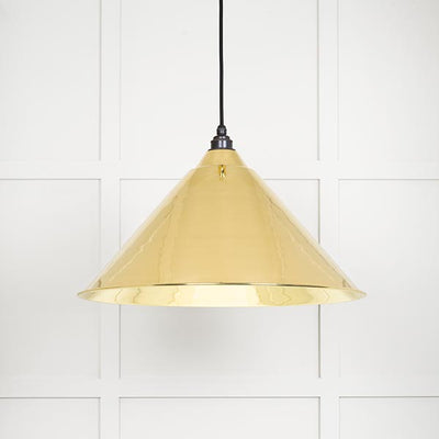 Smooth Brass Hockley Pendant