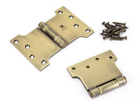 4" x 4" x 6" Parliament Hinges SS (pair)