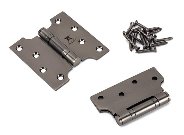 4" x 2" x 4" Parliament Hinges SS (pair)