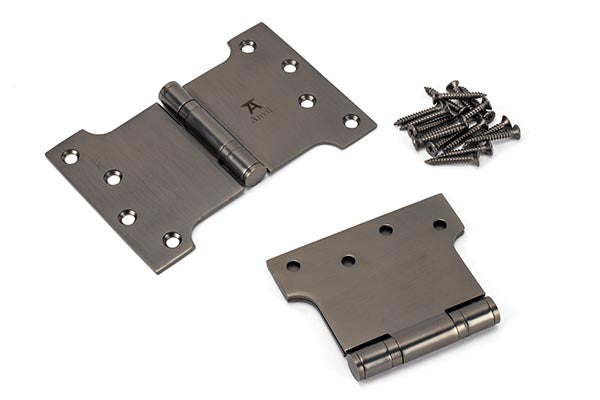 4" x 4" x 6" Parliament Hinges SS (pair)