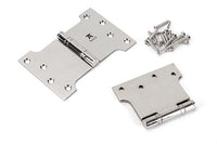 4" x 4" x 6" Parliament Hinges SS (pair)