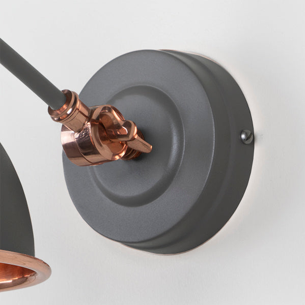 Smooth Copper Brindley Wall Light