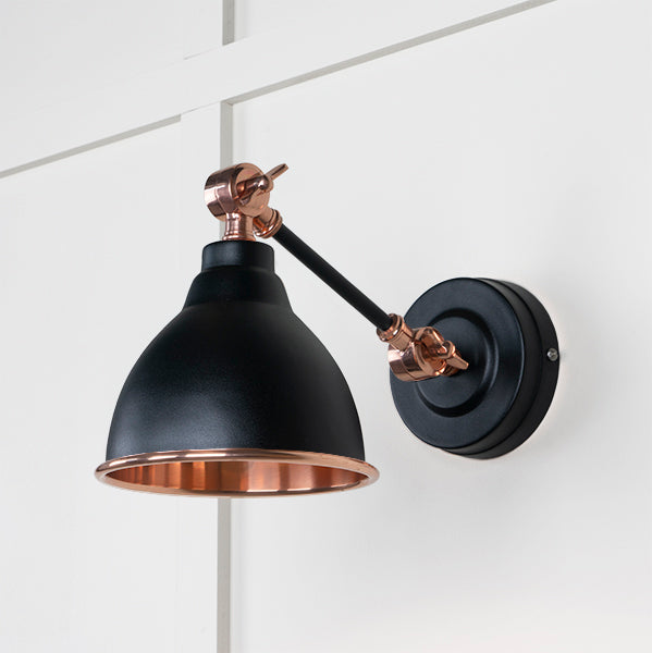 Smooth Copper Brindley Wall Light