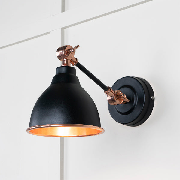 Smooth Copper Brindley Wall Light