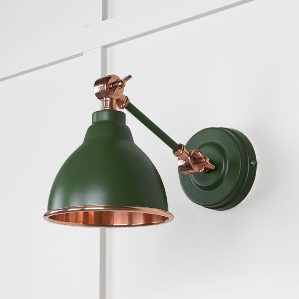 Smooth Copper Brindley Wall Light