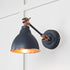 Smooth Copper Brindley Wall Light