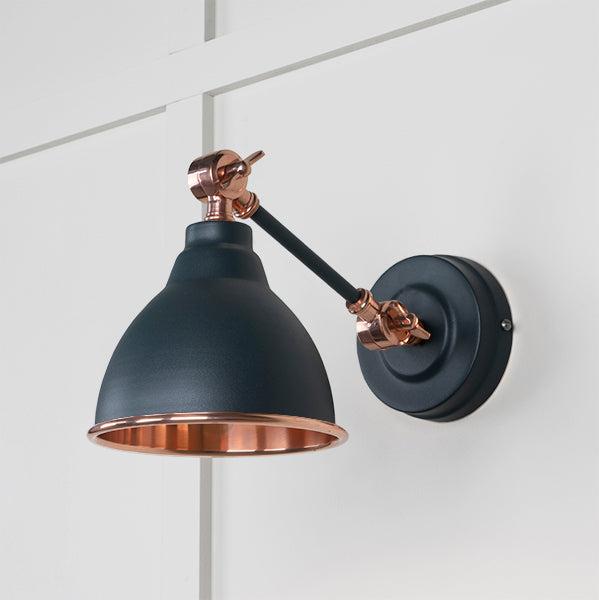 Smooth Copper Brindley Wall Light