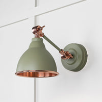 Smooth Copper Brindley Wall Light