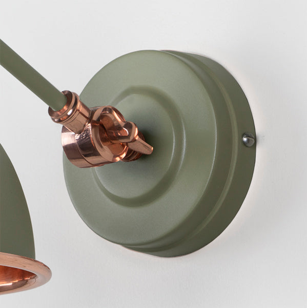 Smooth Copper Brindley Wall Light