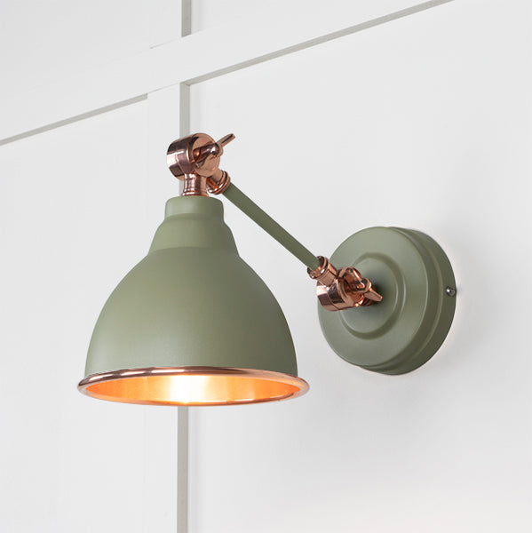 Smooth Copper Brindley Wall Light