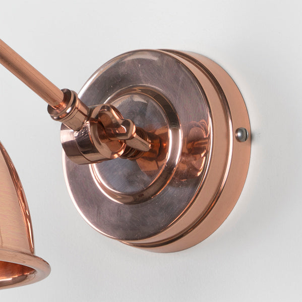 Smooth Copper Brindley Wall Light