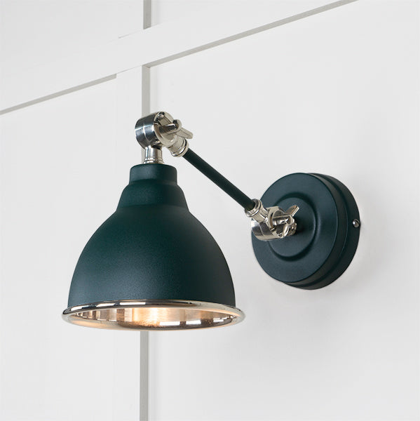 Smooth Nickel Brindley Wall Light