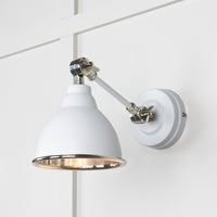 Smooth Nickel Brindley Wall Light