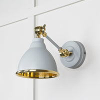 Smooth Brass Brindley Wall Light