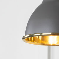 Smooth Brass Brindley Wall Light