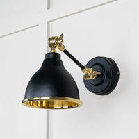 Smooth Brass Brindley Wall Light