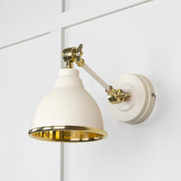 Smooth Brass Brindley Wall Light