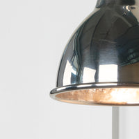 Hammered Nickel Brindley Wall Light