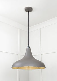 Smooth Brass Frankley Pendant